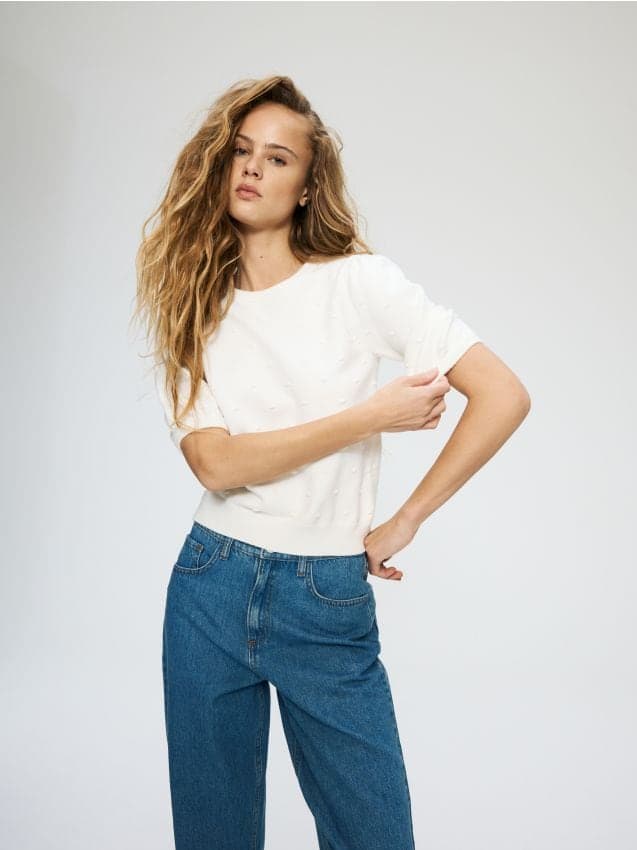 Reserved - Пуловер С Апликация