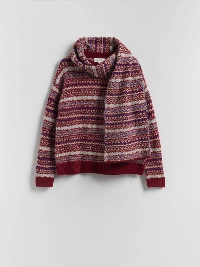 Reserved - Пуловер С Шал