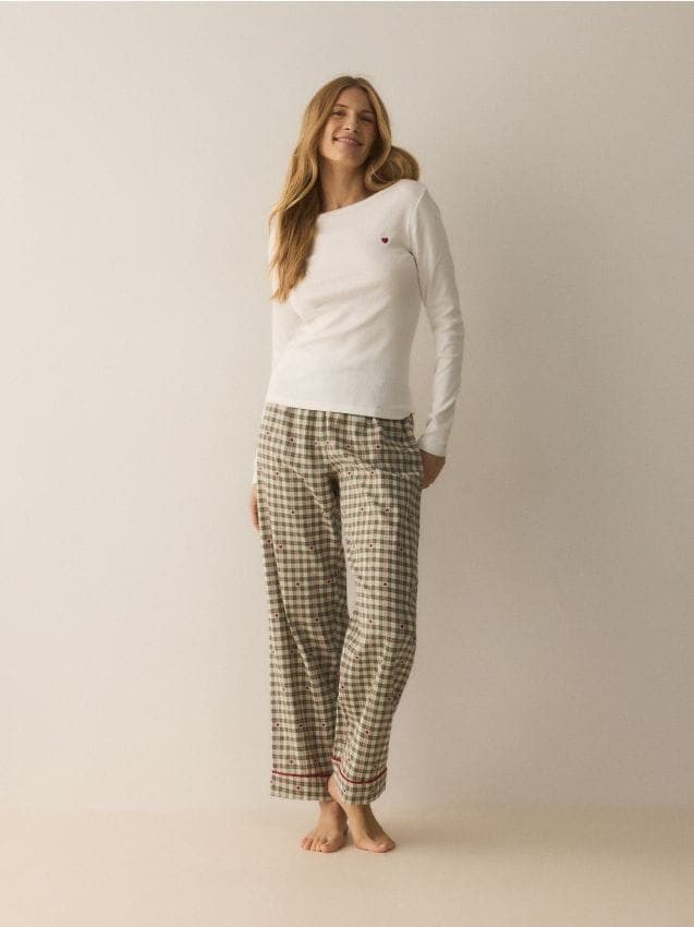 Reserved - Пижама От Две Части С Високо Съдържание На Памук