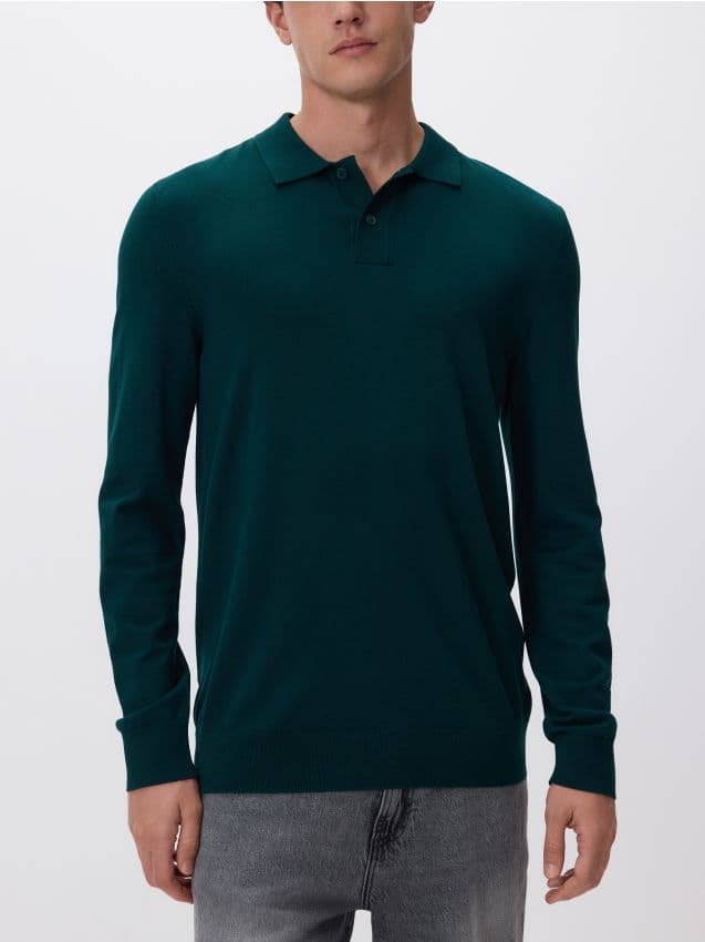 Reserved - Пуловер С Яка И Високо Съдържание На Вискоза