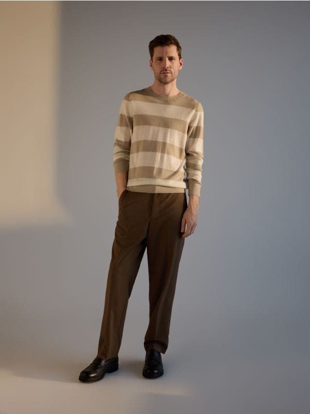 Reserved - Пуловер От Мериносова Вълна