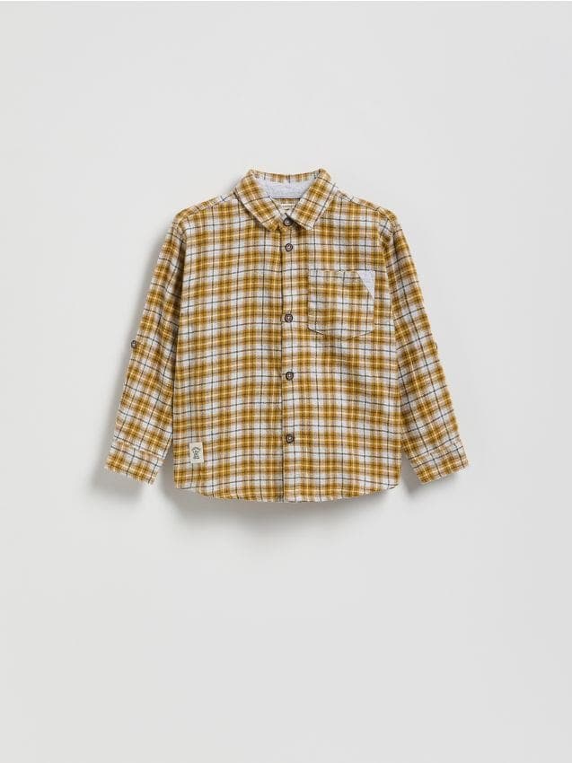 Reserved - Памучна Карирана Риза