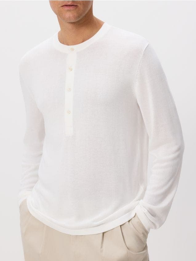 Reserved - Henley Пуловер