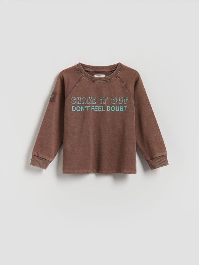 Reserved - Блуза С Дълъг Ръкав С Принт