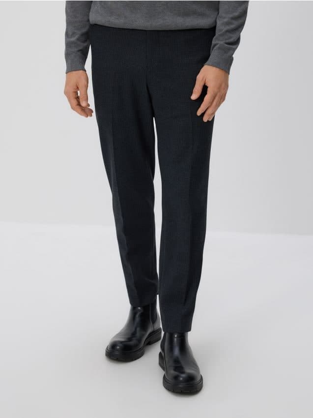 Reserved - Панталон Тип Carrot С Ръб