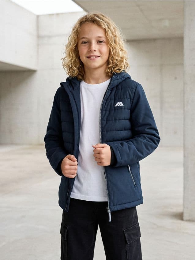 Sinsay - Стегнато Софтшел Яке С Качулка