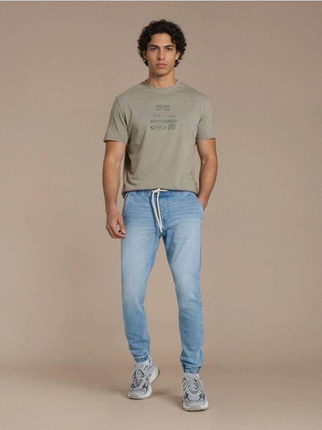 Sinsay - Дънки Джогъри С Ефект На Избелване