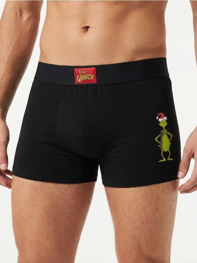 Sinsay - Памучни Боксерки 2 Броя Grinch