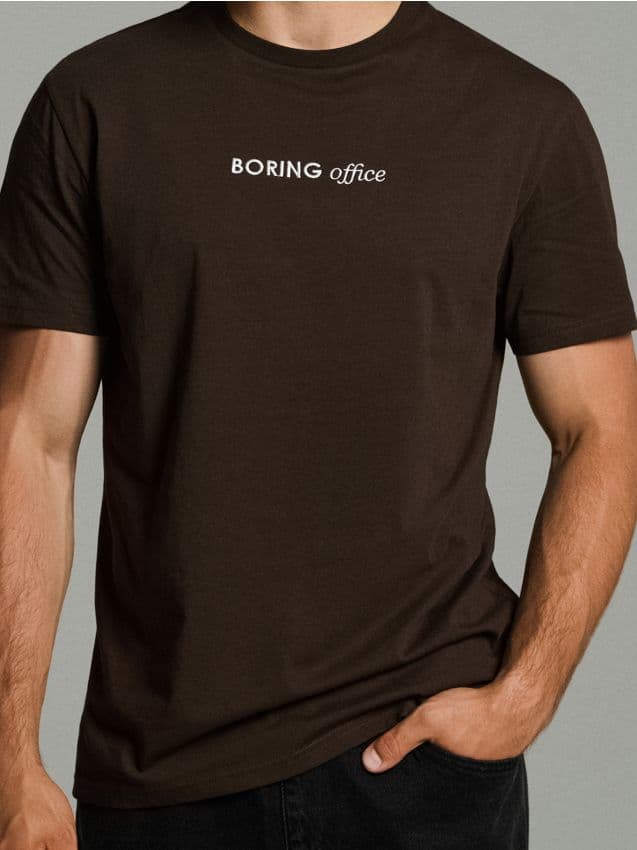 Sinsay - Памучна Тениска С Надпис