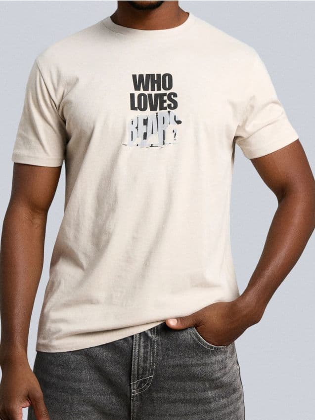 Sinsay - Памучна Тениска С Надпис