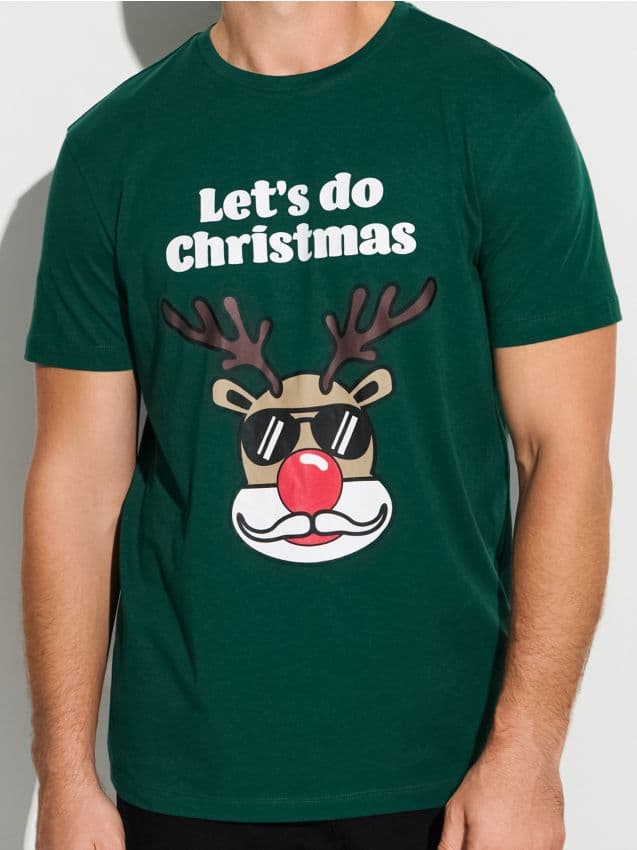 Sinsay - Памучна Тениска С Принт