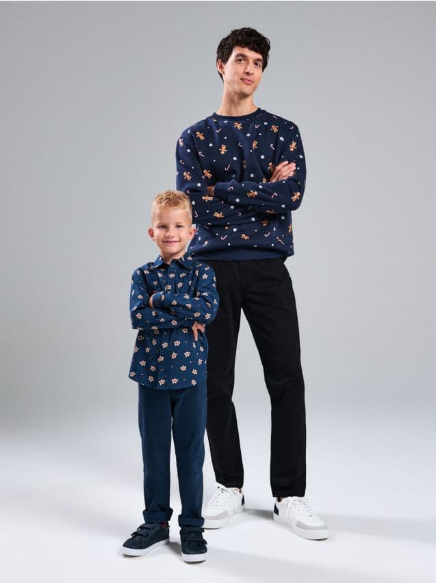 Sinsay - Блуза С Празничен Мотив